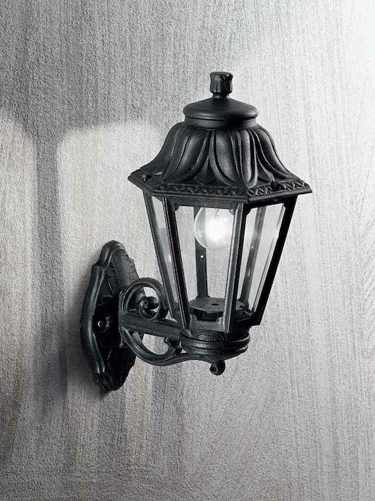 Ideal Lux Anna Wall-Mounted Outdoor Lantern E27 IP55 22x13x35εκ.