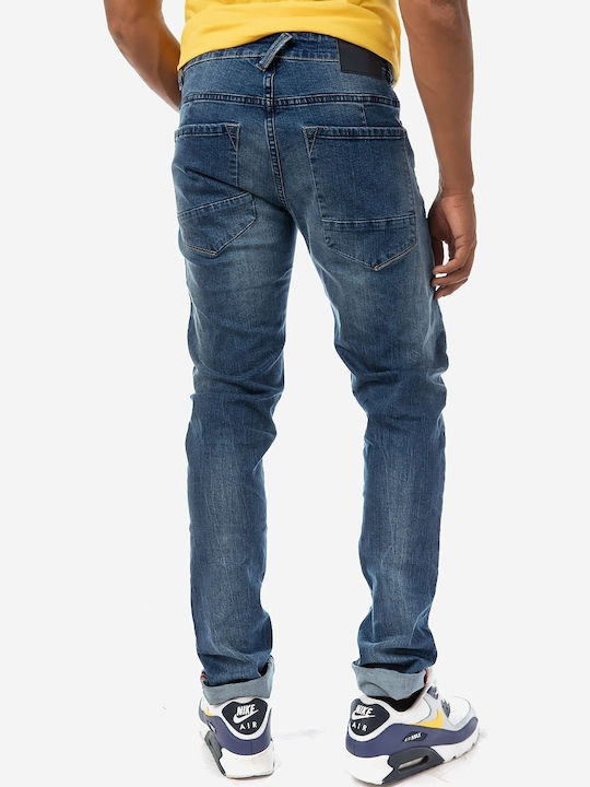 Camaro Herren Jeanshose in Slim Fit Blau