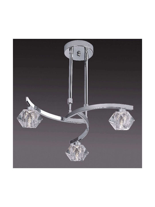 Zambelis Lights Modern Metal Ceiling Light with Socket G9 40pcs Silver