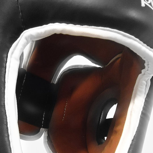 Olympus Sport Thai Pro Boxhelm Erwachsene Offenes Gesicht Schwarz