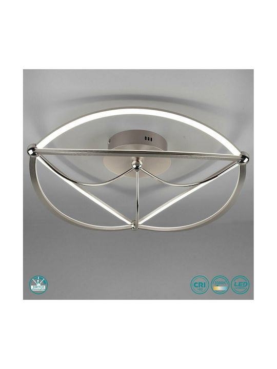 Trio Lighting Charivari Modernă Metalică Plafonieră de tavan cu LED Integrat 62buc Argint