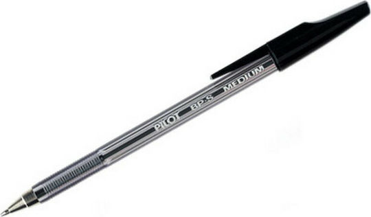 Pilot BP-S Pen Ballpoint 1mm Black with Black Ink