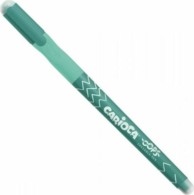 Carioca Oops Pen Ballpoint 0.7mm with Green Ink