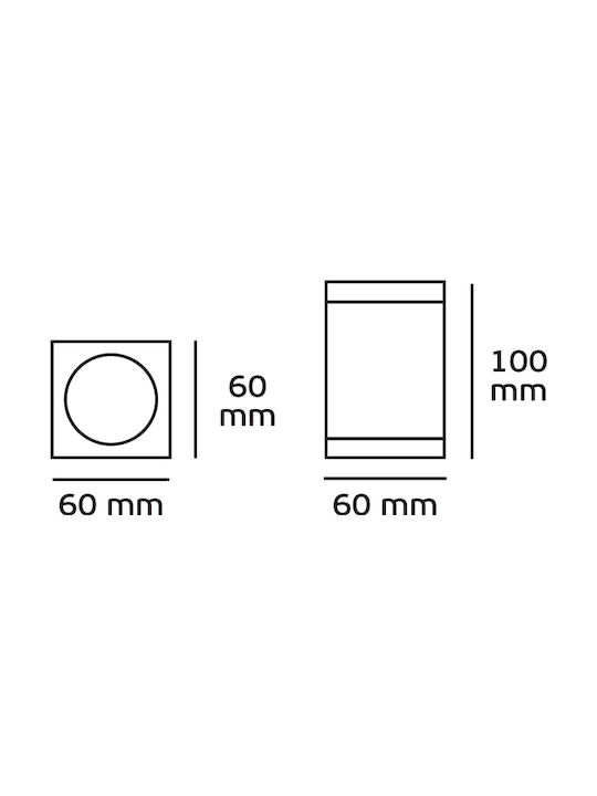VK Lighting Spot de Exterior GU10 în Culoare Maro 75169-280997