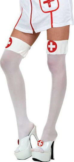 Socks/Tights for Carnival in White color 1pcs