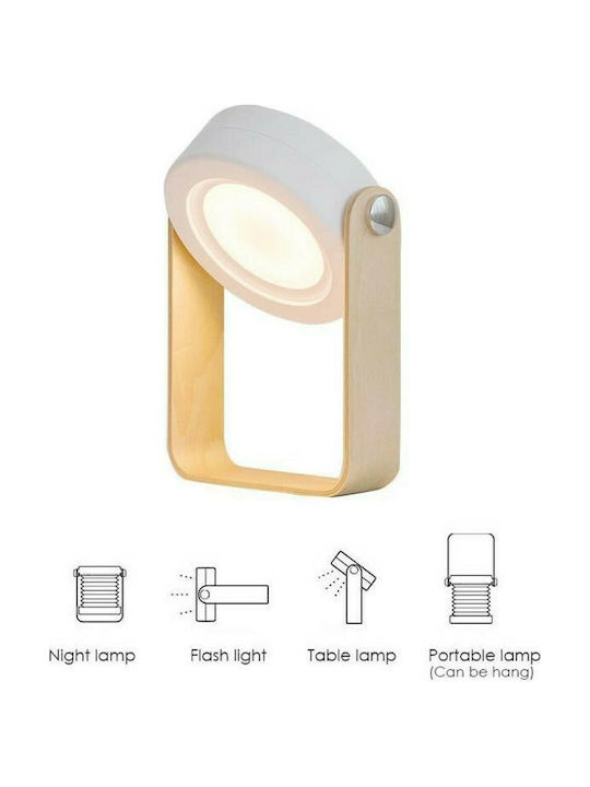 Allocacoc LanternLamp Декоративна Лампа Lattern Бял
