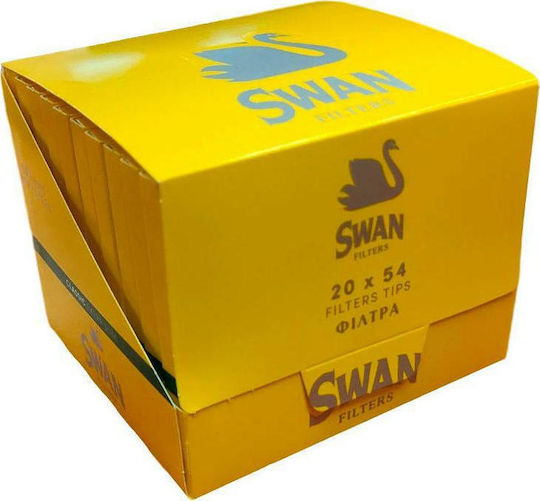 Swan Pocket Κίτρινα Extra Slim 54 Φιλτράκια 20τμχ