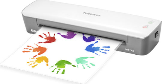 Fellowes Πλαστικοποιητής Ion Επιτραπέζιος για A4 125 microns