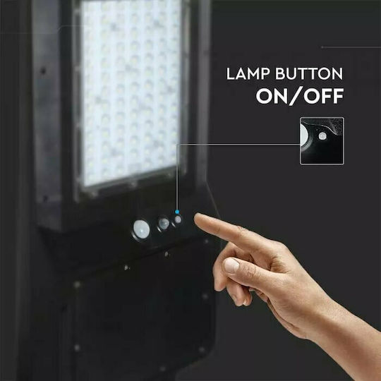 V-TAC Lampă Solară Stradală 40W 4800lm Alb Natural 4000K cu Senzor de Mișcare, Fotocelulă și Telecomandă IP65 70.61bucx28.97bucx7.36buccm