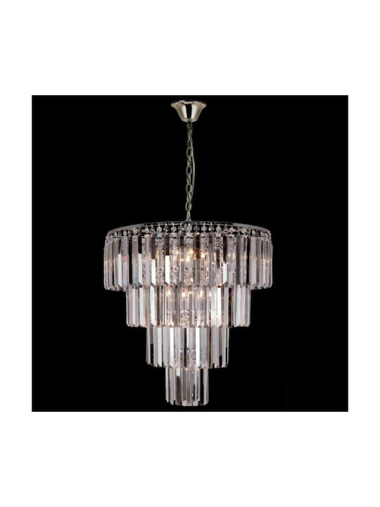 Elmark Blessy Chandelier 10xE14 with Crystals Transparent