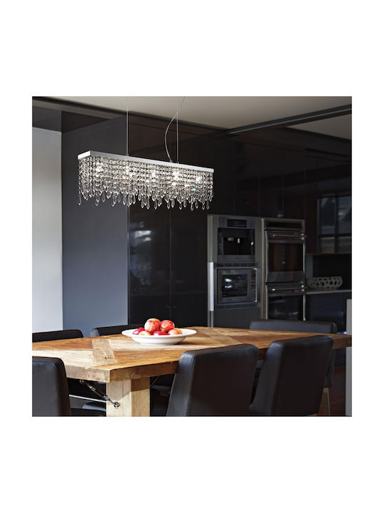 Ideal Lux Πολυέλαιος με Κρύσταλλα Διάφανος Ideal Lux Πολυέλαιος με Κρύσταλλα Διάφανος