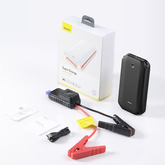 Baseus Super Energy Starter Portabil Pentru Baterii Auto și Motocicletă 8000mAh Cu Bancă De Alimentare Obiectiv USB 12V
