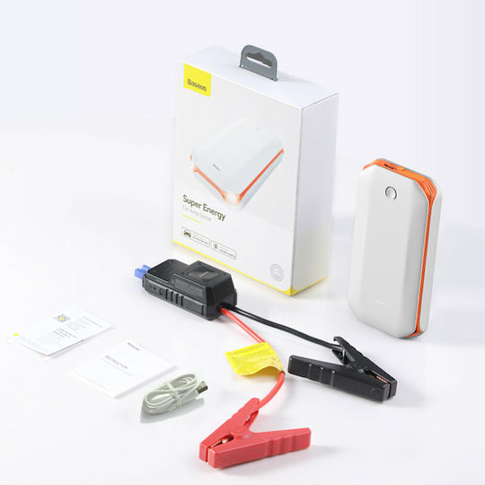 Baseus Energy Car Jump Starter Portable Car Battery Starter 12V with Power Bank, USB and Flashlight