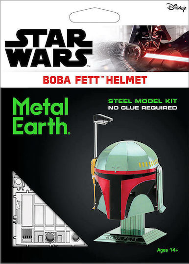 Fascinations Krieg der Sterne: Metal Earth Star Wars Boba Fett Helmet Helm Replik Länge 10.16cm MMS315