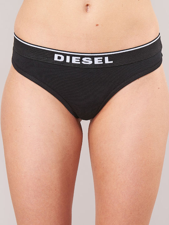 Diesel UFST Stars Bumbac Femei Șir de caractere 3Pack Negre