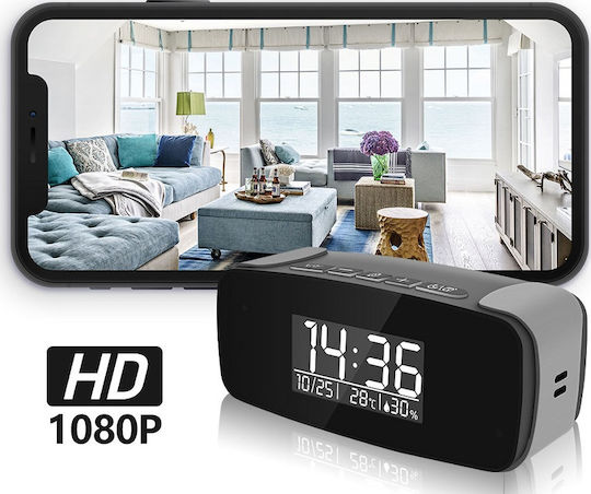 Aishine Hidden Camera WiFi Clock 1080p with Memory Card Slot