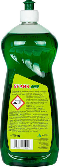 Spark Detergent Washing-Up Liquid Lemon 750ml