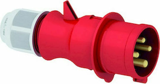 Geyer Male Industrial Socket Socket 4x32A 400V IP44 21017