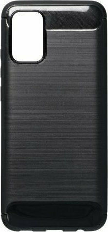 Hurtel Carbon Back Cover Σιλικόνης Μαύρο (Galaxy A02s)