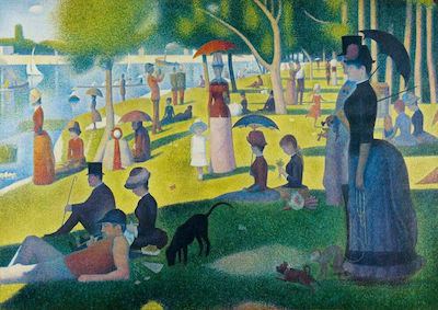 Museum Series Georges Seurat A Sunday Afternoon on the Island of La Grande Jatte, 1886 Puzzle 2D 1000 Bucăți