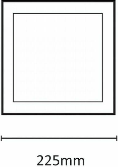 Inlight Χωνευτό LED Panel 20W 22.5x22.5εκ. Inlight Χωνευτό LED Panel 20W 22.5x22.5εκ.