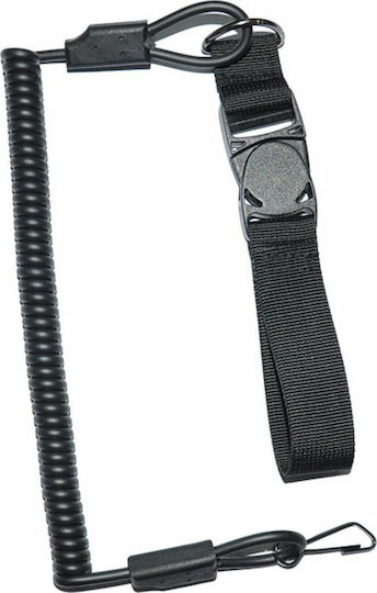Cytac Gun Sling Spiral Gun Safety Cable in Black color