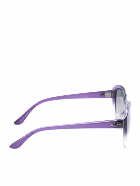 Ray Ban Γυναικεία Γυαλιά Ηλίου με Μωβ Κοκκάλινο Σκελετό και Γκρι Ντεγκραντέ Φακό RB4163 839/32