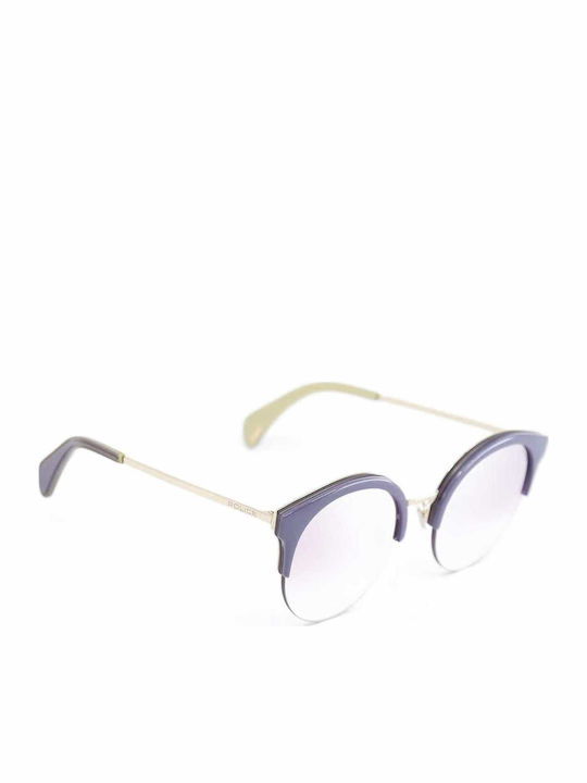 Police Siren 1 Women's Sunglasses with Gold Frame SPL615 300X