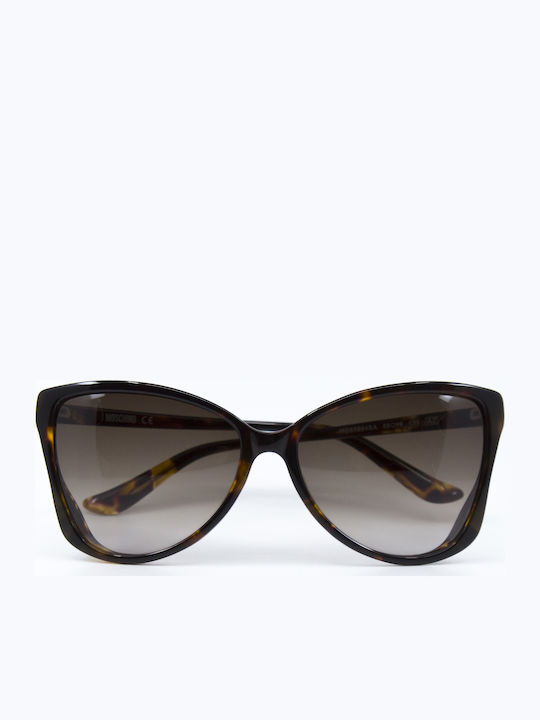 Moschino Women's Sunglasses with Brown Tartaruga Plastic Frame MO699 04