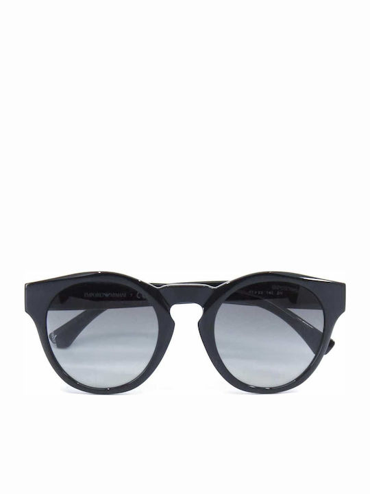 Emporio Armani Women's Sunglasses with Black Plastic Frame and Gray Gradient Lens EA4113 501711