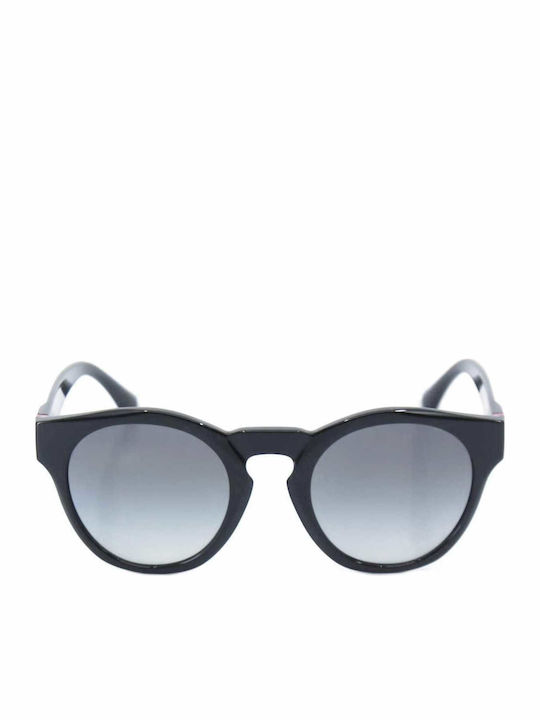 Emporio Armani Women's Sunglasses with Black Plastic Frame and Gray Gradient Lens EA4113 501711