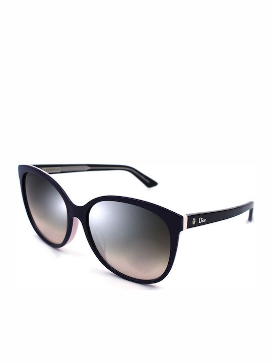 Dior Montaigne Sonnenbrillen mit Lila Rahmen und Gray Linse 22KS MVFK8