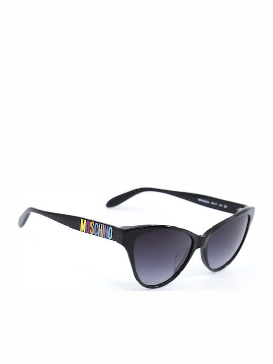 Moschino Women's Sunglasses with Black Plastic Frame MO781 01