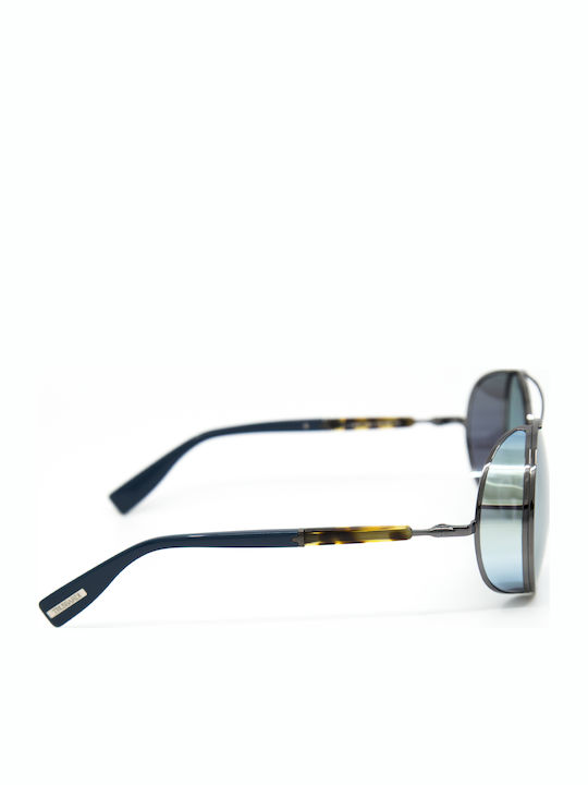 Trussardi Unisex Sunglasses with Brown Metal Frame STR363 568X