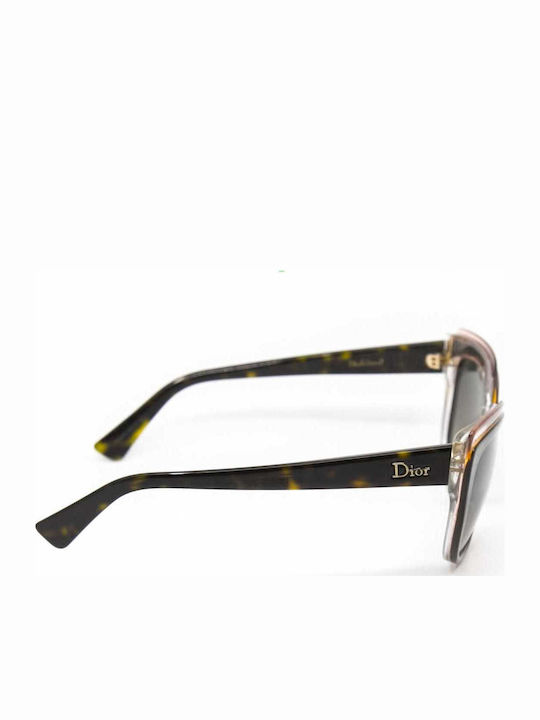 Dior Women's Sunglasses with Brown Plastic Frame DiorGlisten1 E59 HA