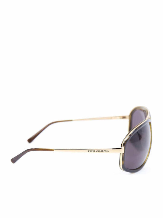 Dolce & Gabbana Men's Sunglasses with Brown Tartaruga Metal Frame and Brown Lens DG2036 065/73