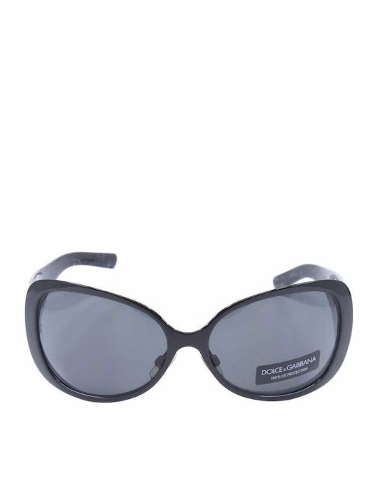 Dolce & Gabbana Women's Sunglasses with Black Horn-Rimmed Frame and Grey Lenses DG2062 24887