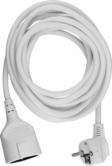 V-TAC VT-3001 Extension Cable Cord 3 x 1.5mm²/5m White