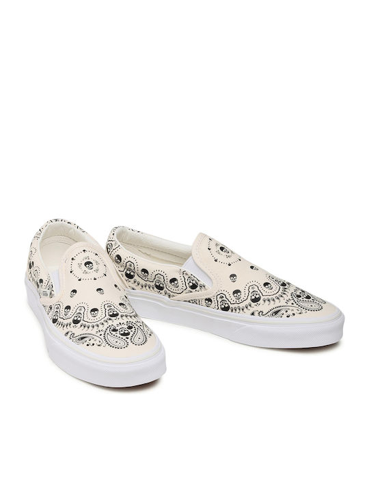 Bandana Classic Women's Canvas Slip-Ons Classic White/Black
