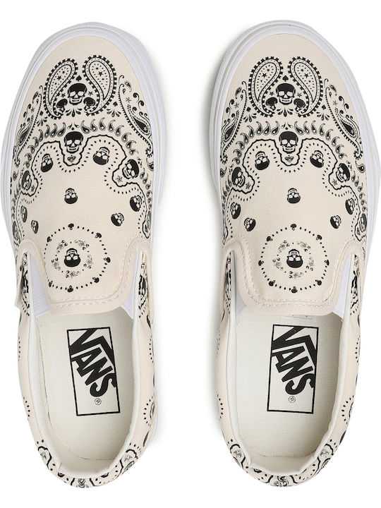 Bandana Classic Women's Canvas Slip-Ons Classic White/Black
