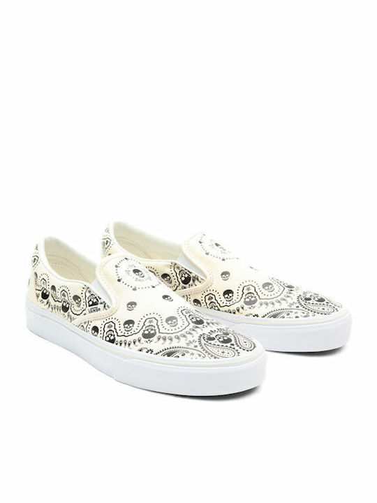 Bandana Classic Women's Canvas Slip-Ons Classic White/Black
