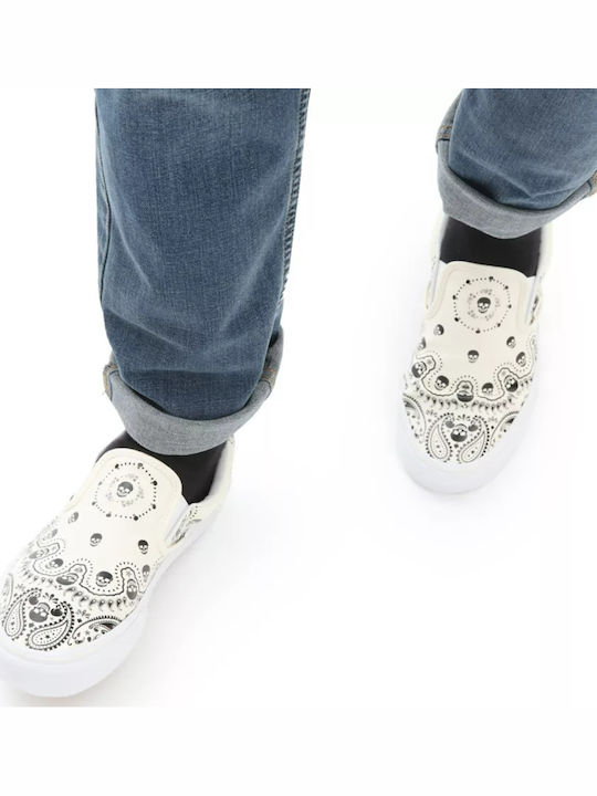 Bandana Classic Women's Canvas Slip-Ons Classic White/Black