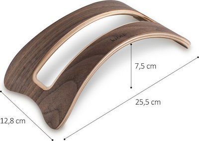 Kalibri Elegant Wooden Stand für Laptop bis zu 15" Dark Brown