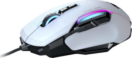 Roccat Kone AIMO Remastered RGB Gaming Gaming Maus 12000 DPI Weiß