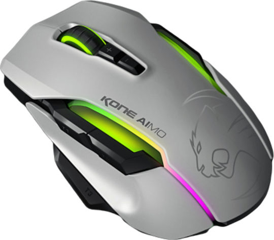 Roccat Kone AIMO Remastered RGB Gaming Gaming Maus 12000 DPI Weiß