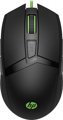 HP Pavilion Gaming 300 Gaming Gaming Maus 5000 DPI Schwarz