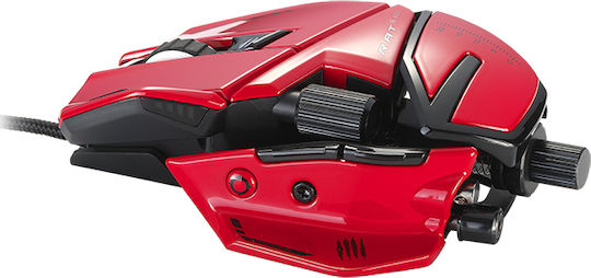 Mad Catz R.A.T. 8+ RGB Gaming Ποντίκι 16000 DPI Κόκκινο