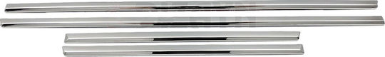 S-dizayn Protections for Car Doors Side Door Protective Trim Fiat Grande Punto 5D 2006 Chrome 8pcs 8pcs Silver