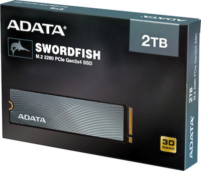 Adata Swordfish SSD 2TB M.2 NVMe PCI Express 3.0 ASWORDFISH-2T-C