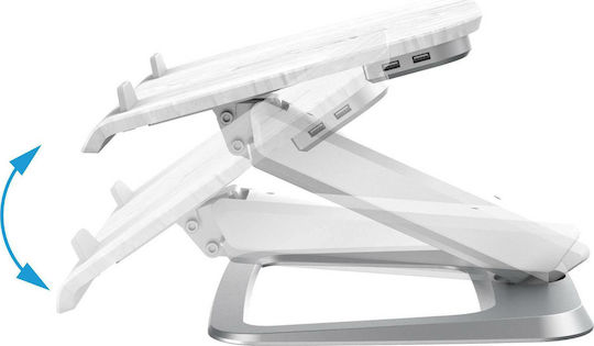 Fellowes Hana Βάση για Laptop έως 19" Λευκό